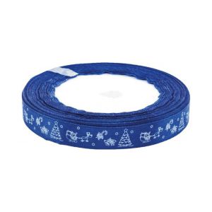 Wstążka satynowa Brewis Granatowa, 12mm x 22m